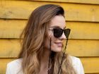 Fred – Dainty all black paperclip small acrylic / acetate glasses chain adorned with hexagons