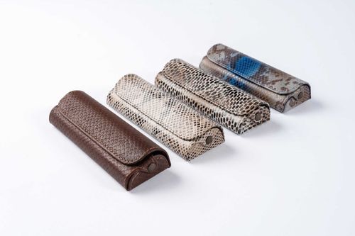 Eyewear leather case 
