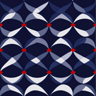 Navy Theia microfibre handbag scarf set