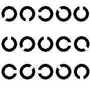 LCD 1000-P POLARISED LCD TEST CHART