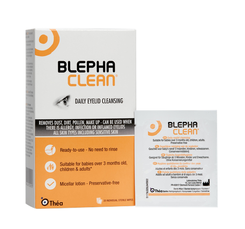 BLEPHACLEAN&reg; PF - Daily Eyelid Cleansing Wipes