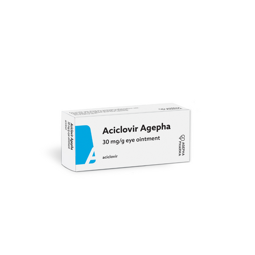 Aciclovir Agepha, 30 mg/g Eye Ointment