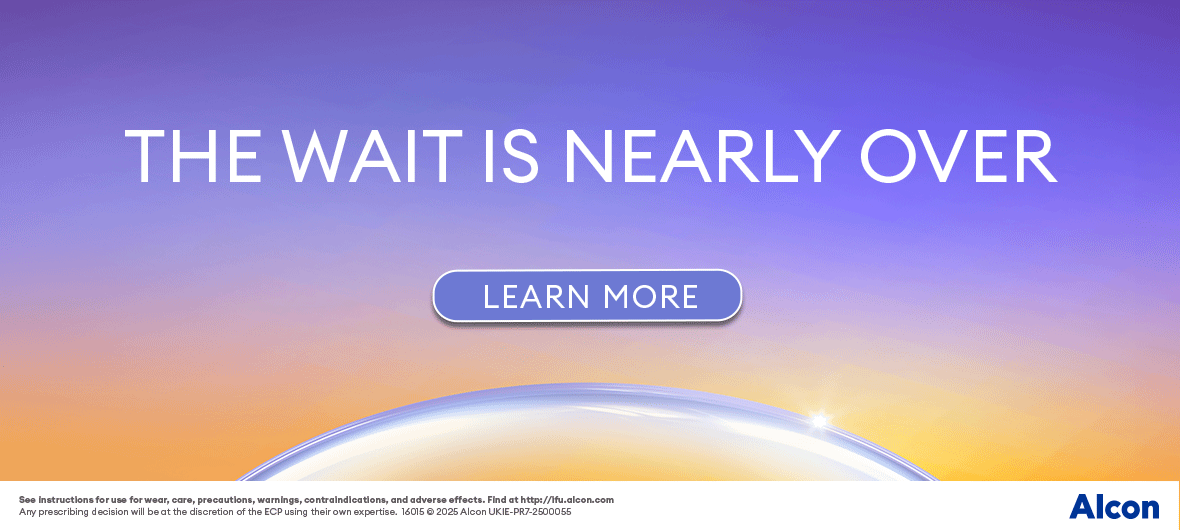 We’re excited to join 100% Optical to unveil a new contact lens.