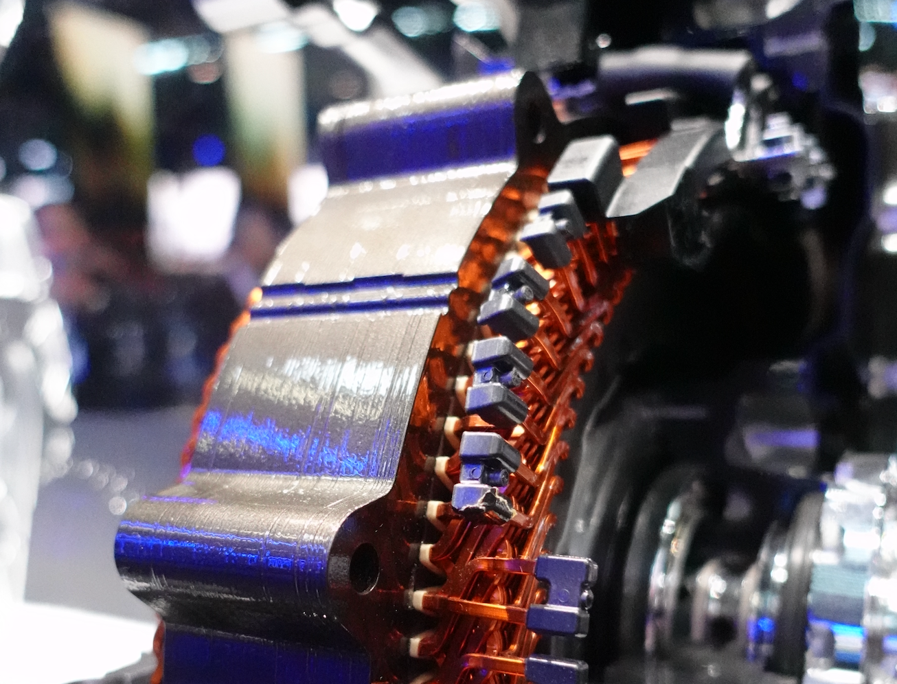 Images shows visitors and exhibitors networking at Automotive Interiors Expo North America