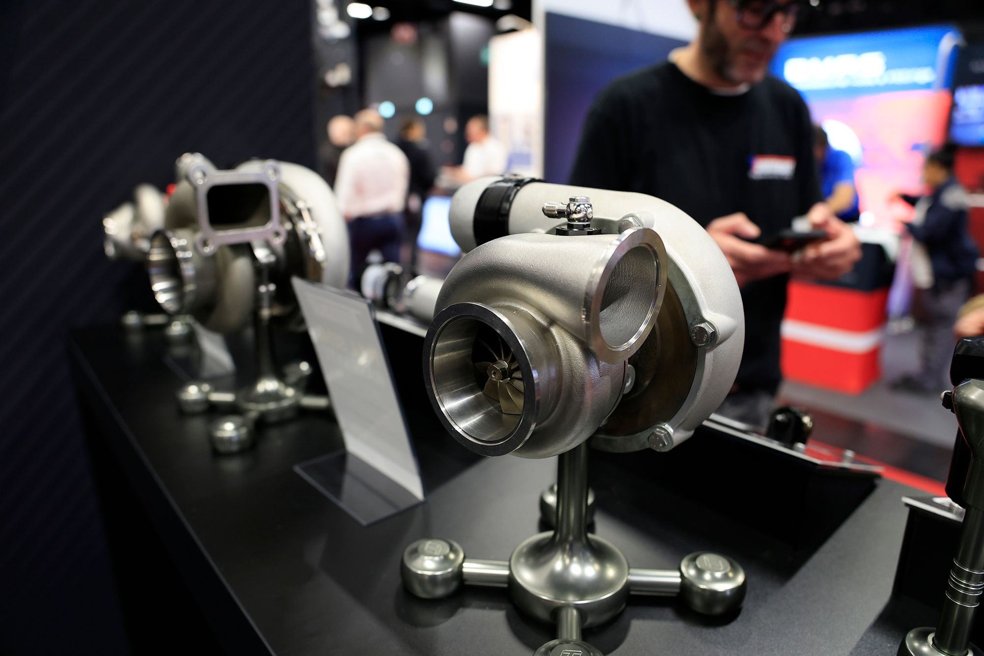 Image is powertrain tech from show