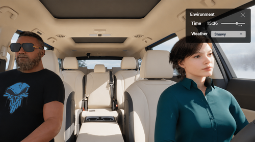 MORAI Simulation Platform - Driver Monitoring System