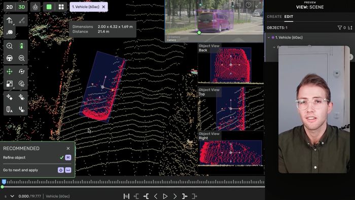 Auto-labeling for productive sensor-fusion annotation