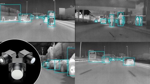 ASIL-B thermal infrared camera for improved PAEB and autonomous vehicle safety