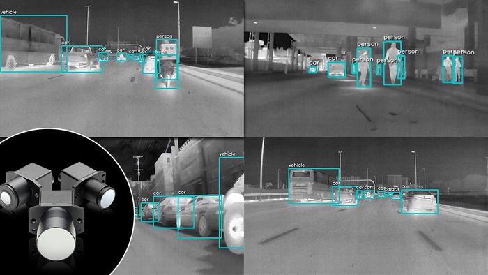 ASIL-B thermal infrared camera for improved PAEB and autonomous vehicle safety