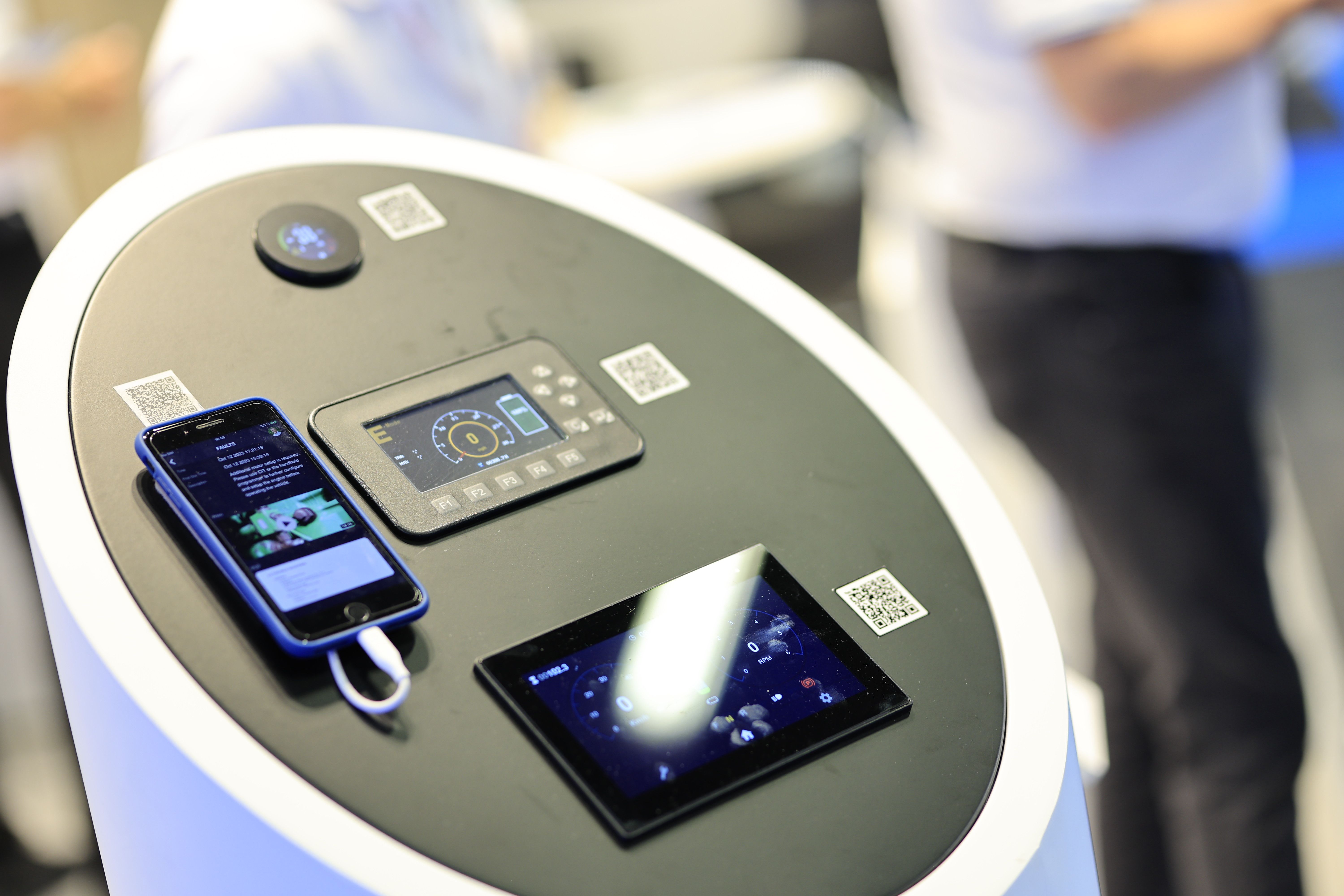 Photo shows an exhibitor's display at iVT Expo in 2024