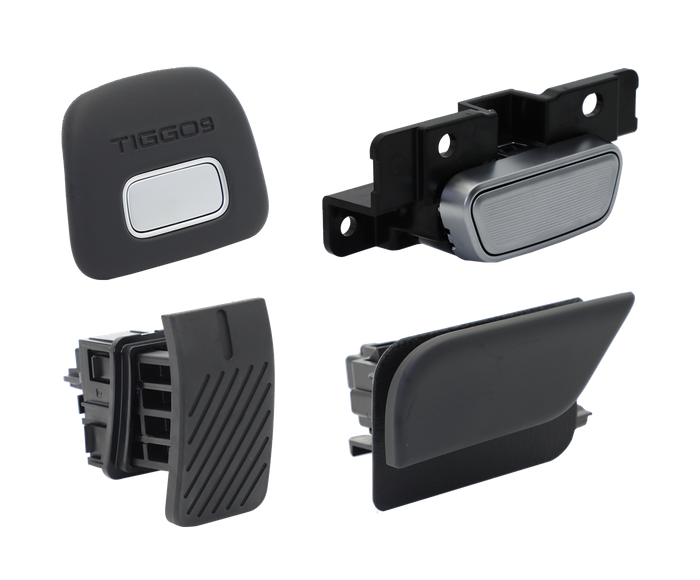 High-end functional parts for automotive interior trim system
