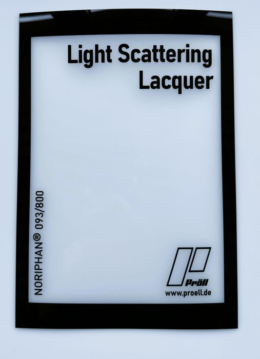 NORIPHAN® HTR N 093/800 – Light Scattering Lacquer – white transparent