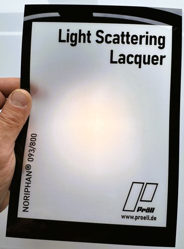 NORIPHAN® HTR N 093/800 – Light Scattering Lacquer – white transparent