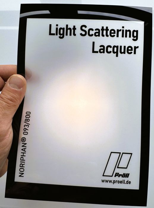NORIPHAN® HTR N 093/800 – Light Scattering Lacquer – white transparent