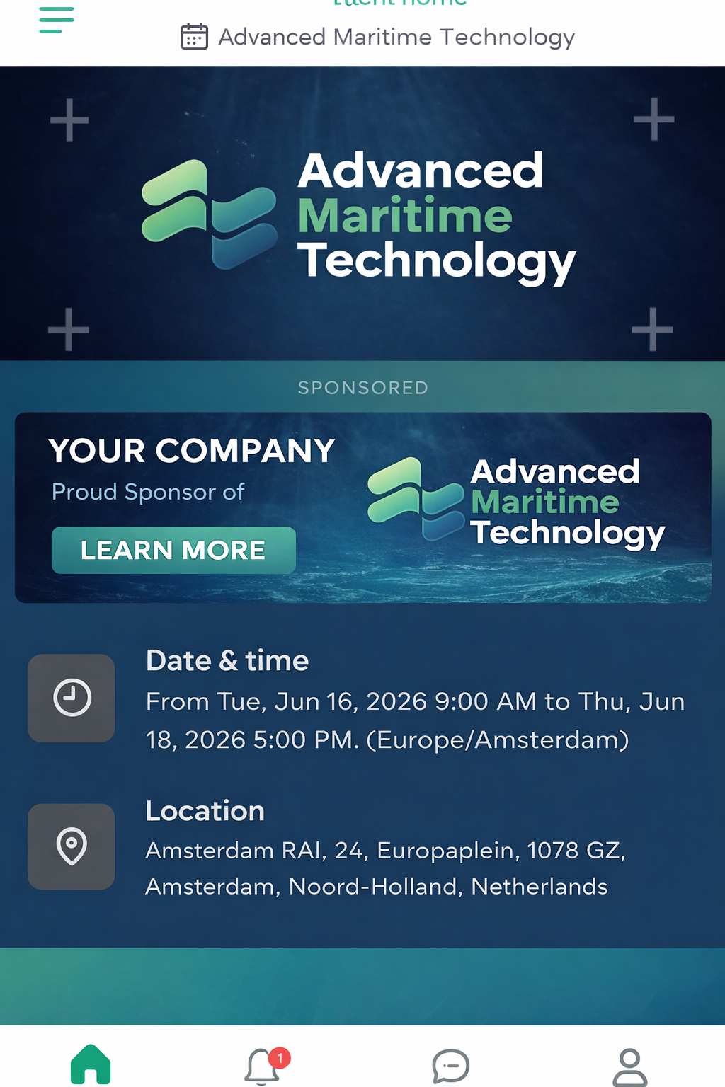 OFFICIAL EVENT APP HEADLINE