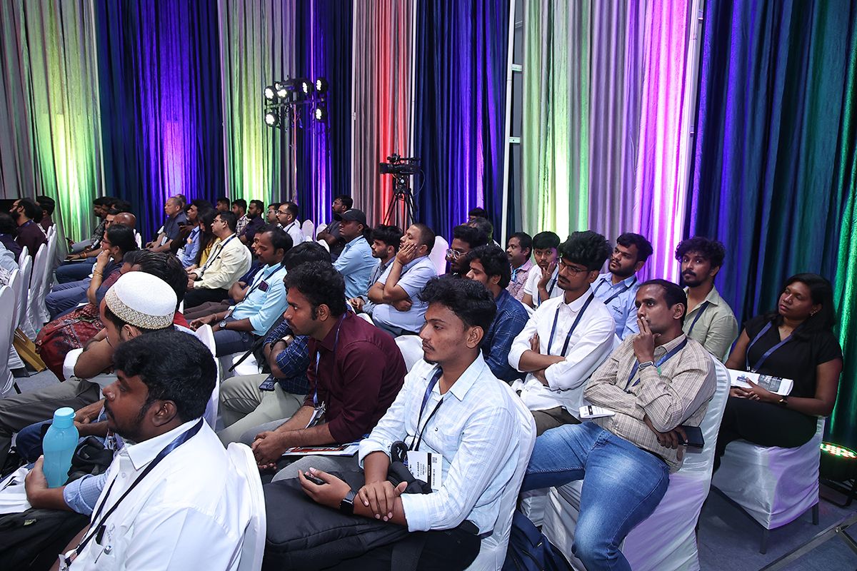 Photo shows an engaged audience at the Automotive Leadership India Summit