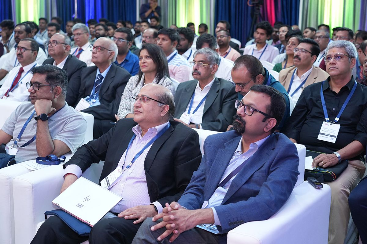 Photo shows an engaged audience at Automotive Leadership India Summit