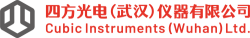 Photo shows Cubic Instruments logo