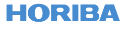 Photo shows Horiba logo