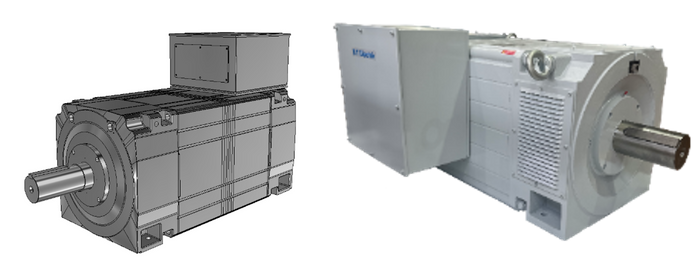 SMP hybrid motor with ultra-high efficiency (98%)