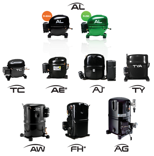 Tecumseh commercial refrigeration compressor
