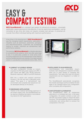 MCD SmartModuleS Brochure