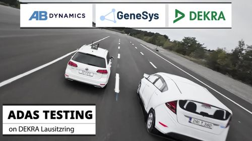ADAS Testing: AB Dynamics, GeneSys Elektronik, DEKRA teamed up for ADAS testing, showing turnkey solutions