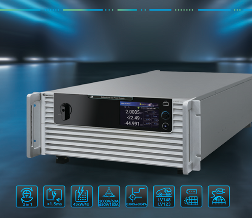 Programmable Bidirectional DC Power Supply Model 62000D Series
