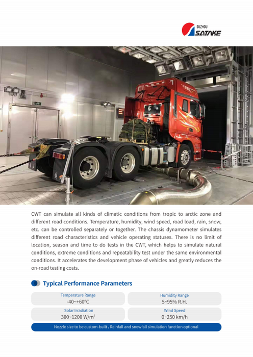 Environmental Chamber and Wind Tunnel