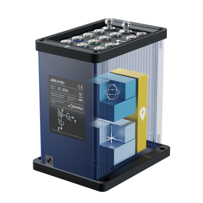 GNSS/inertial system ADMA: Inertial REference System ADMA-G for vehicle dynamics testing
