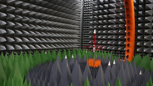 Measurements in the Multiprobe Anechoic Chamber