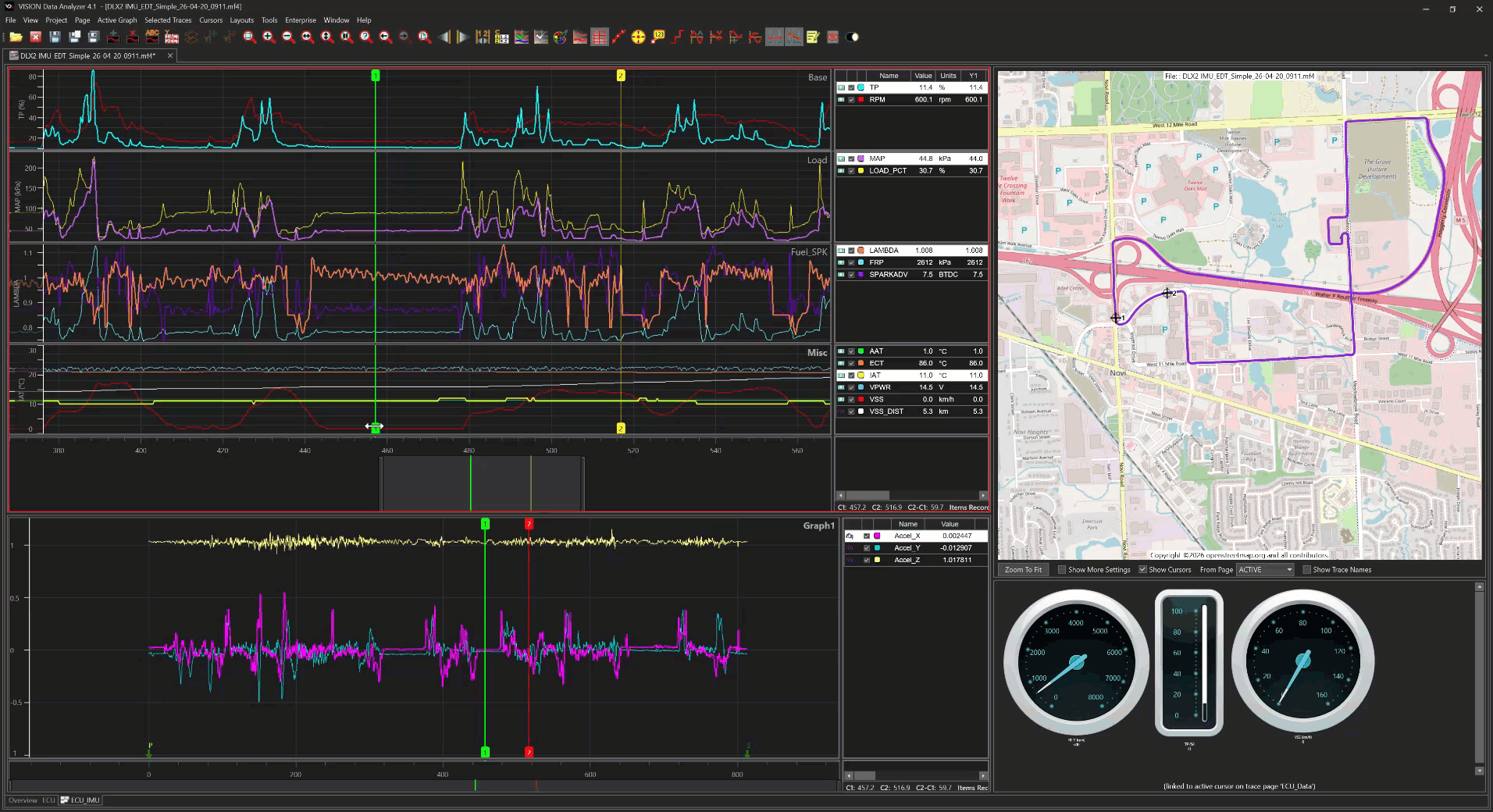 VISION Data Analyzer Software