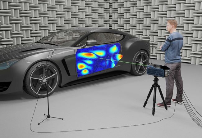 Contactless vibration measurements for NVH