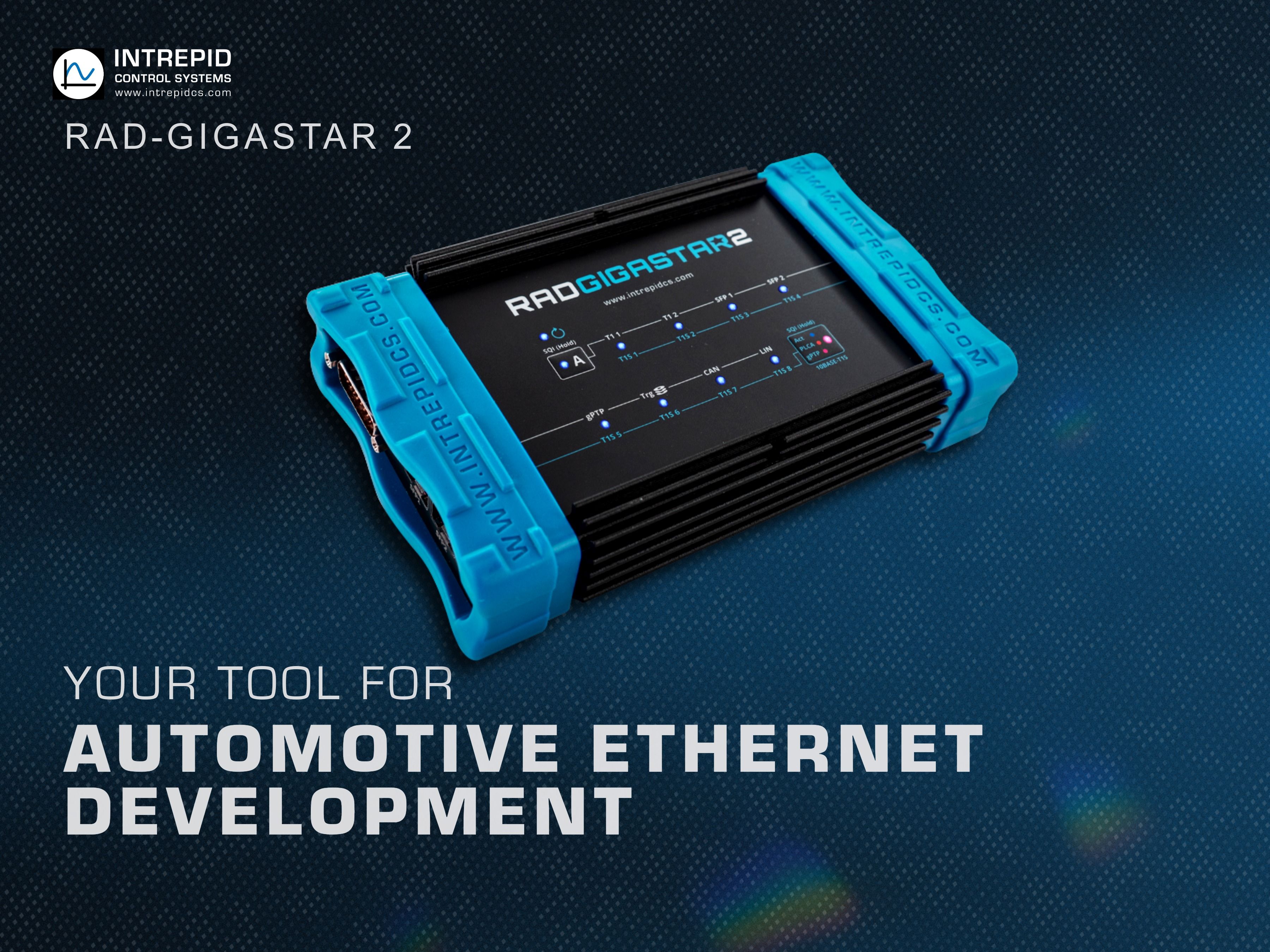 RAD-Gigastar 2 – Automotive Ethernet Active Tap, Gateway & Data Logger