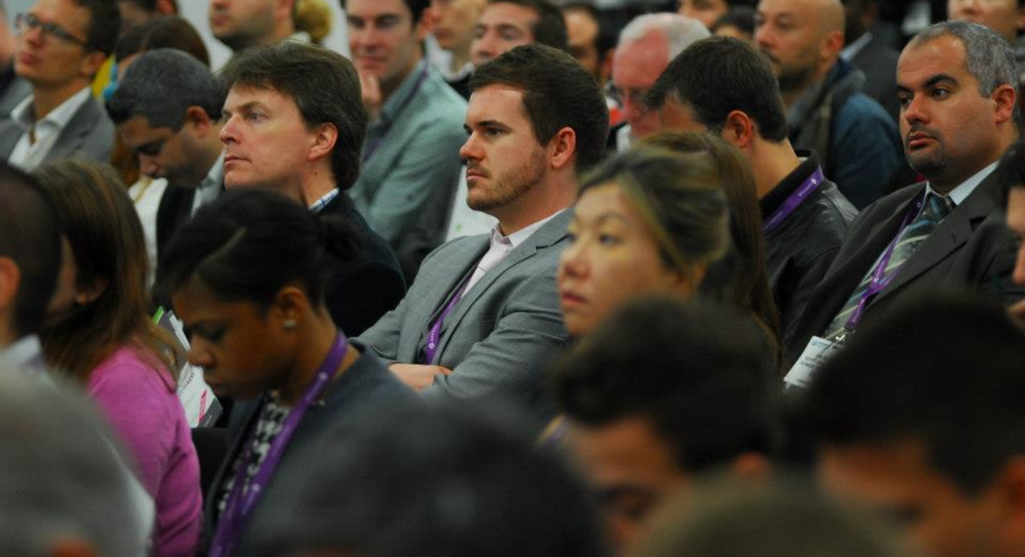 Photo shows an engaged audience at Automotive Testing Expo Korea
