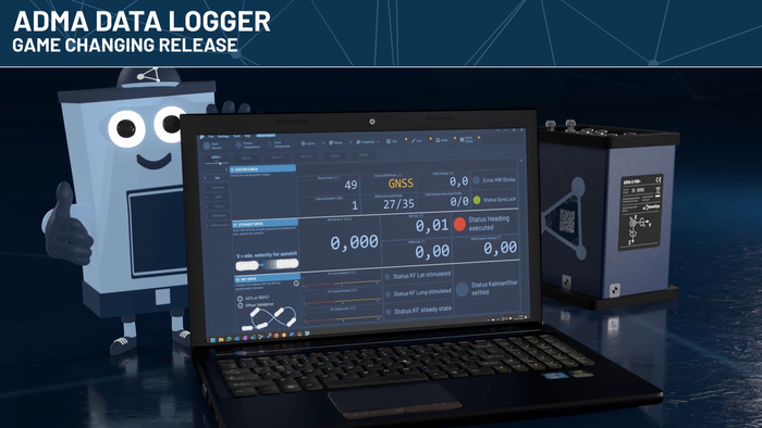 GeneSys Data Logger - Flexible software tool for recording and visualizing ADMA measurement data