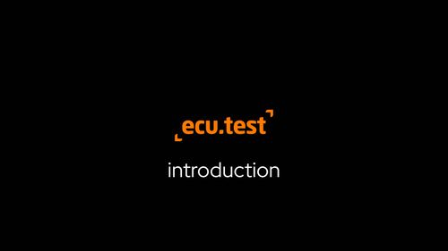 ecu.test introduction
