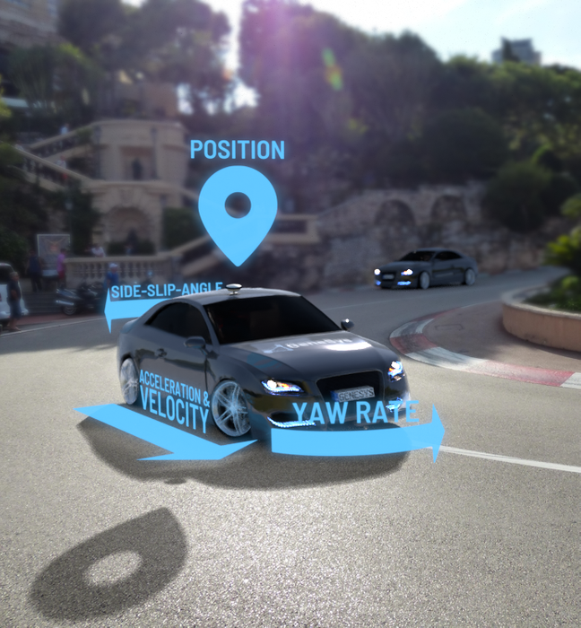 GNSS/inertial system ADMA: Inertial Reference System ADMA-G for vehicle dynamics testing
