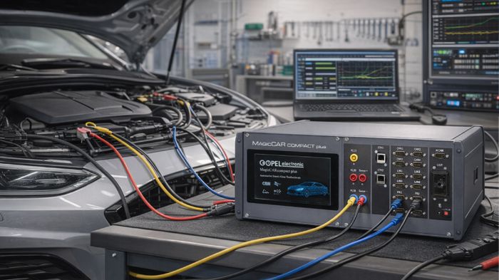 Scalable desktop test platform for modern automotive control units
