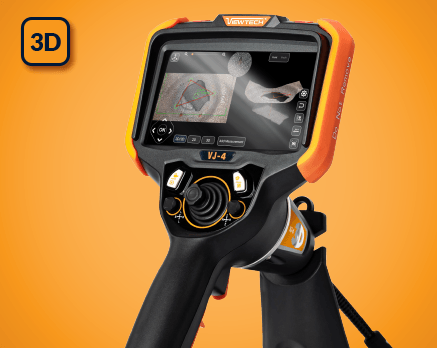 ViewTech Borescopes Introduces 3D Measurement VJ-4 Video Borescope for Accurate, Real-Time Inspection Measurements