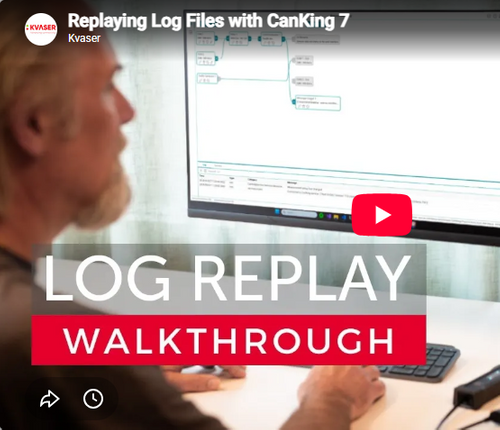 Replaying Log Files with CanKing 7