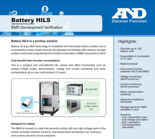 Battery HILS: Battery Simulation for BMS Validation