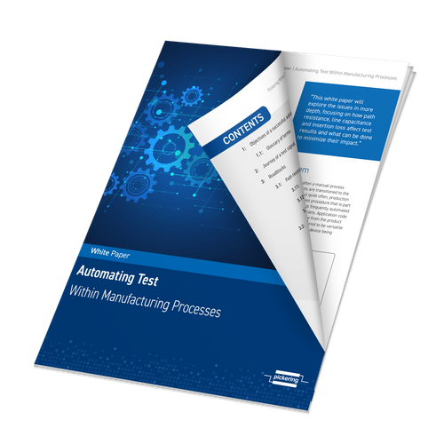 Automating Test Within Manufacturing Processes