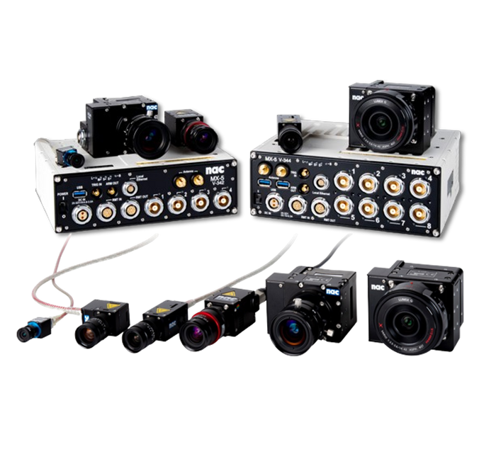 On-board Multi-camera head system MX for Automotive safety testing