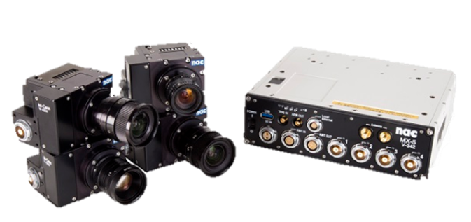 On-board Multi-camera head system MX for Automotive safety testing