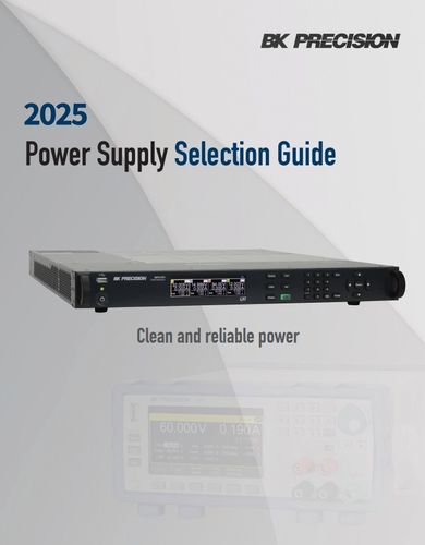 B&K Precision 2025 Power Supply Selection Guide