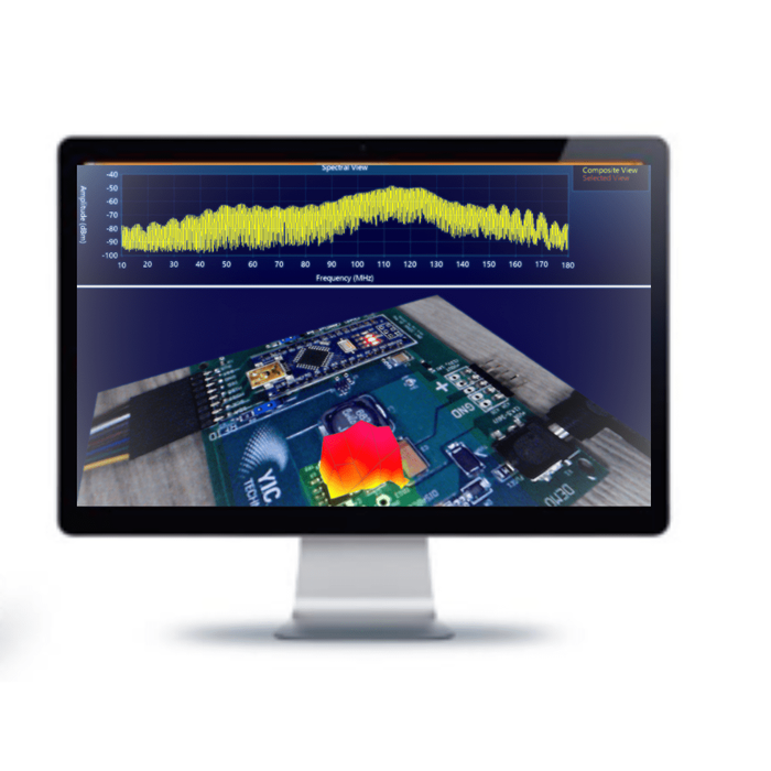 EMScannerR: 150 kHz- 8 GHz, 0.06mm resolution, EMC desktop scanner