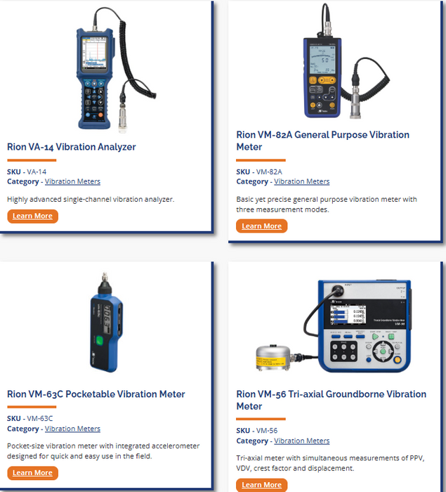 Vibration Meters