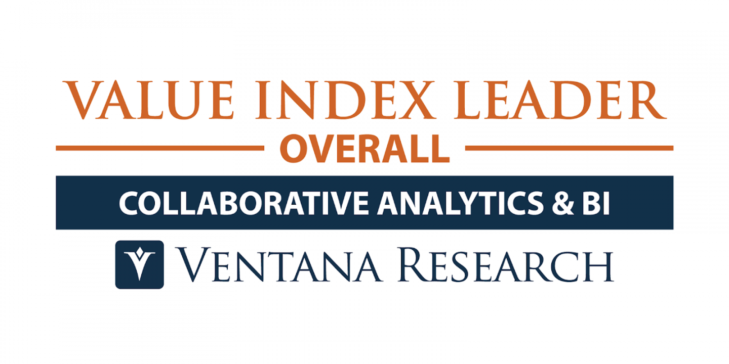 Ventana Research Ranks Yellowfin an Overall Value Index Leader in Collaborative Analytics and BI