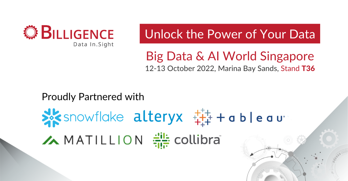 Billigence is Attending Big Data & AI World Singapore 2022